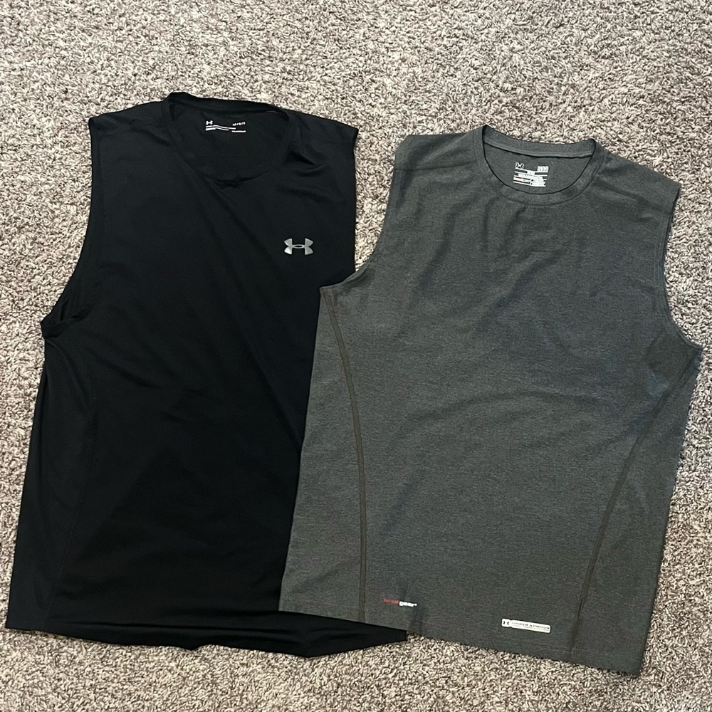 2 Men’s Under Armour Shirts